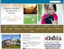 Tablet Screenshot of highlinesda.org